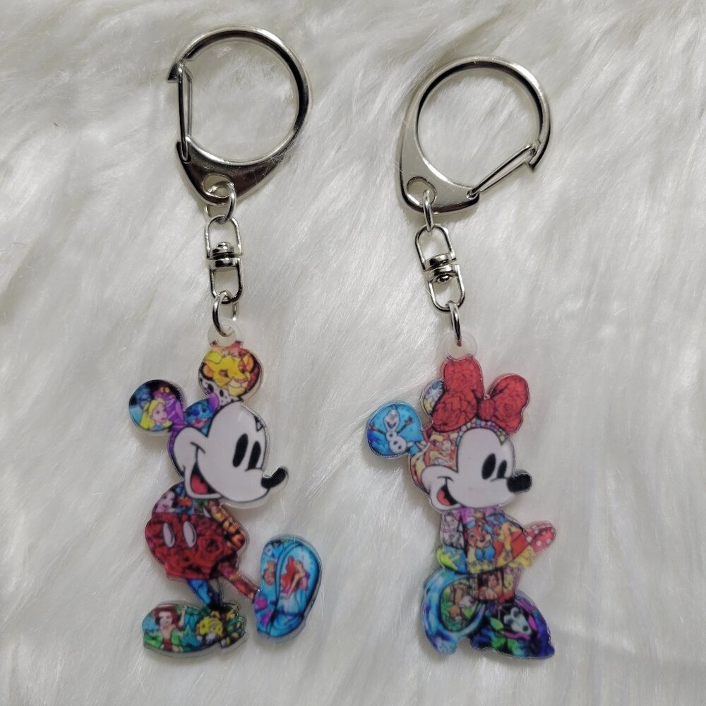 Mickey & Minnie Keychain Set - Picture 2 of 6